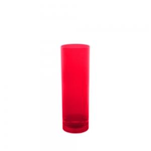 HIGHBALL GLASS 25CL FLUO RED