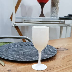 Verres à vin 15cl blanc incassables, piscine et plage