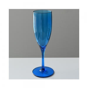 CHAMPAGNE FLUTE 12CL  BLUE