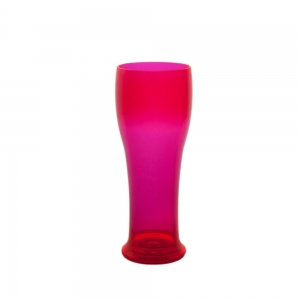 BEER GLASS 25CL FLUO ROSE