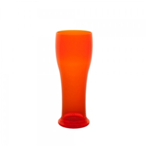 BEER GLASS 25CL FLUO ORANGE