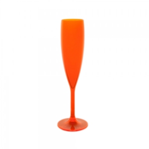 CHAMPAGNE FLUTE 9CL FLUO ORANGE