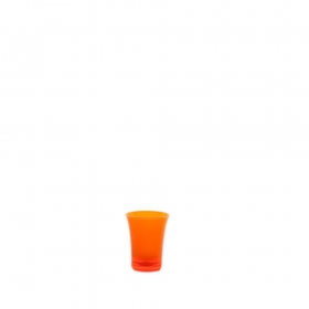 SHOT GLASS 2,5CL FLUO ORANGE